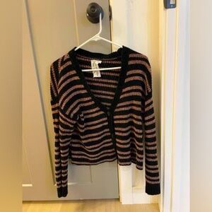 Striped cardigan